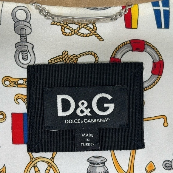 D&G Dolce & Gabbana Women's Leather Jacket - Picture 6 of 7